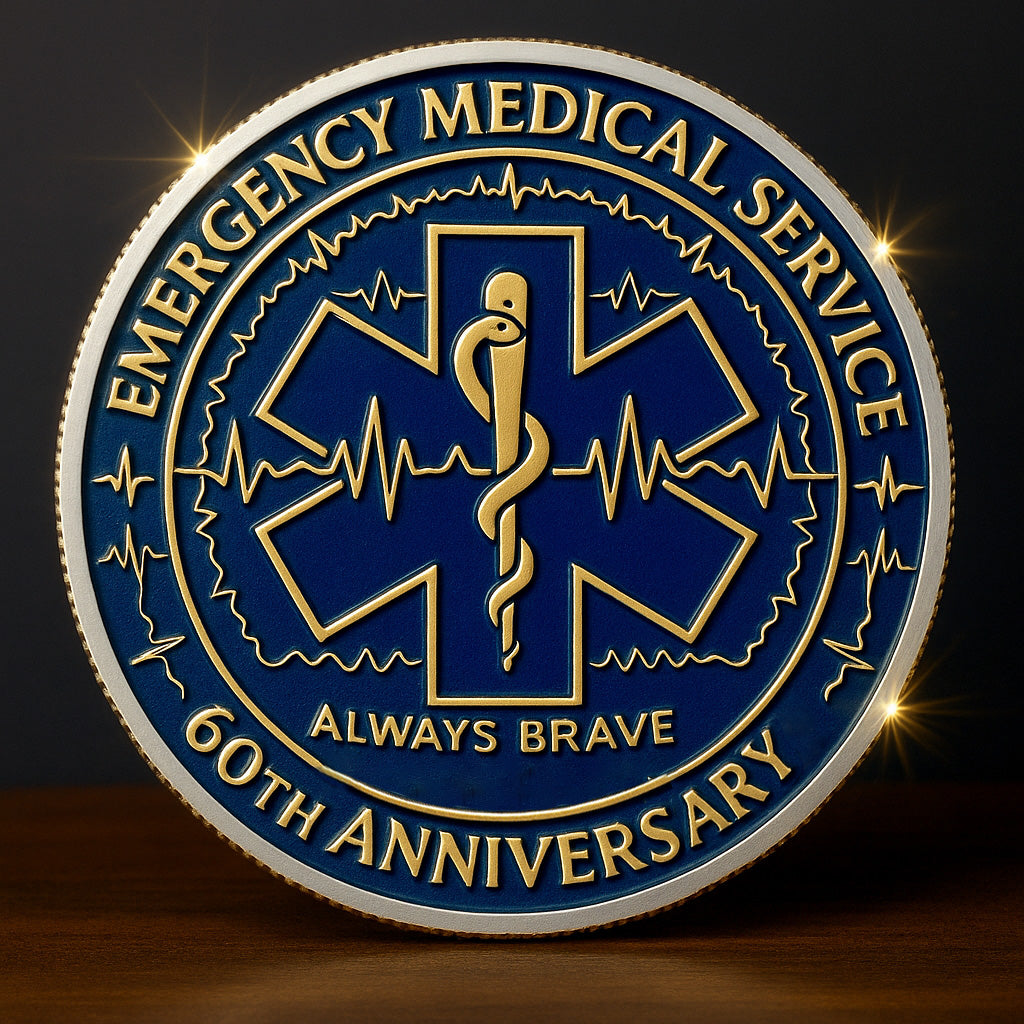 🙏60% OFF - 🩸EMS 60th Anniversary Coin