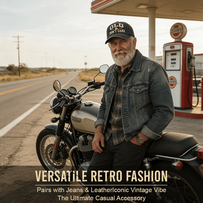 🧢2026 New Year Hot Sale 49% OFF 🔥Vintage Distressed OLD & DON’T CARE Cap