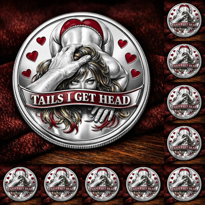 🌹Early Valentine Sale 60% OFF -❤️Heads I Get Tail / Tails I Get Head Commemorative Coin