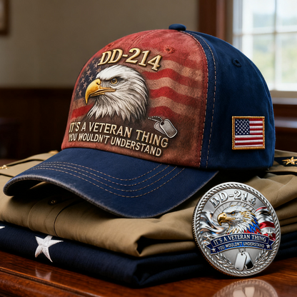 🏆Flash Sale 60% OFF - 🇺🇸 DD-214 Veterans Tribute Collector's Cap 🦅