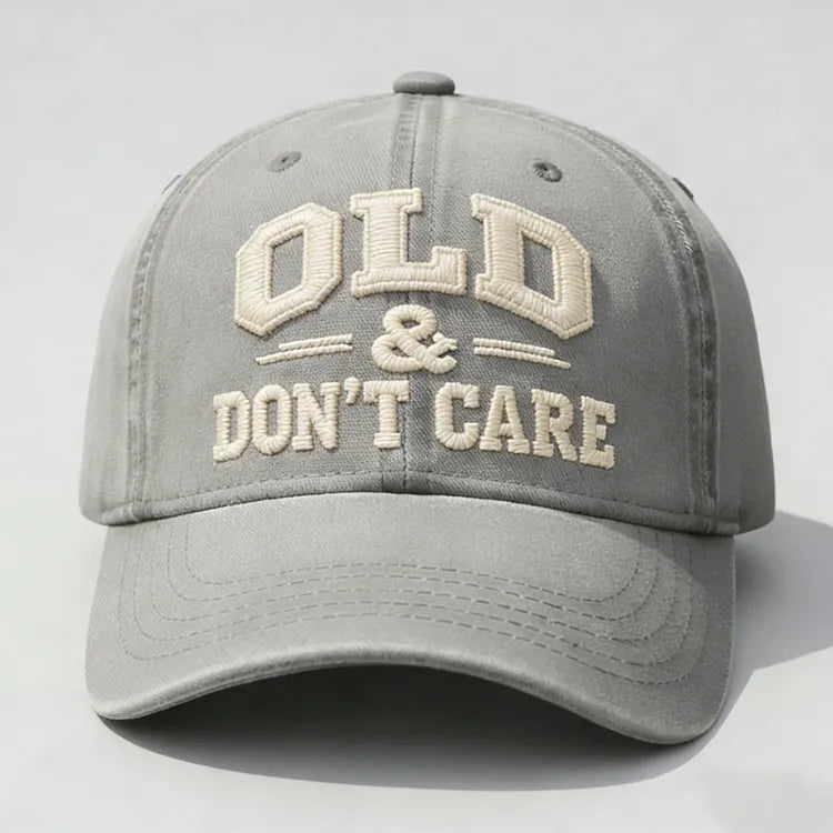 🧢2026 New Year Hot Sale 49% OFF 🔥Vintage Distressed OLD & DON’T CARE Cap
