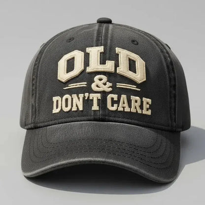 🧢2026 New Year Hot Sale 49% OFF 🔥Vintage Distressed OLD & DON’T CARE Cap