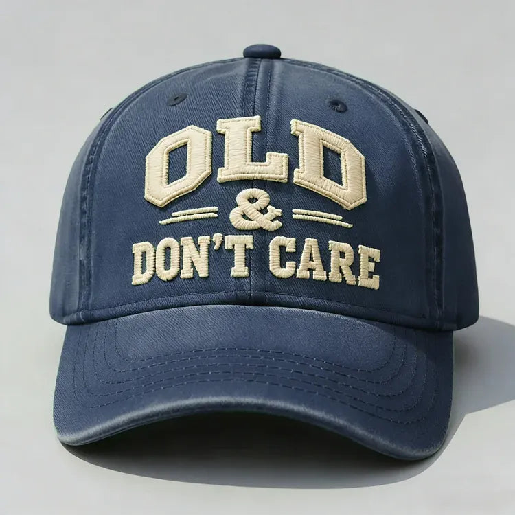 🧢2026 New Year Hot Sale 49% OFF 🔥Vintage Distressed OLD & DON’T CARE Cap