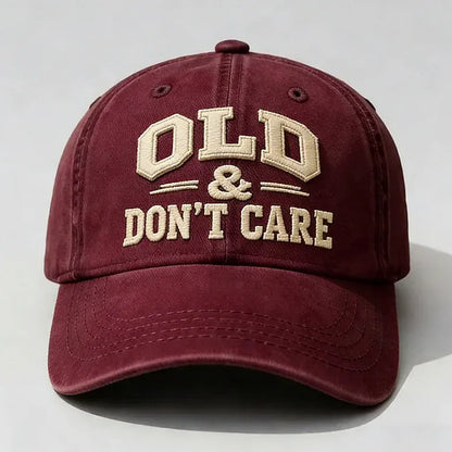 🧢2026 New Year Hot Sale 49% OFF 🔥Vintage Distressed OLD & DON’T CARE Cap