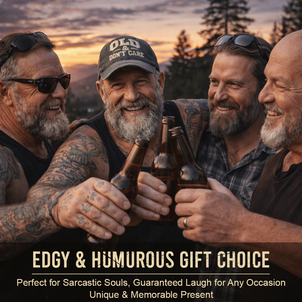 🧢2026 New Year Hot Sale 49% OFF 🔥Vintage Distressed OLD & DON’T CARE Cap