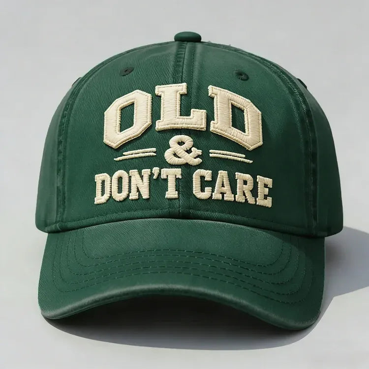 🧢2026 New Year Hot Sale 49% OFF 🔥Vintage Distressed OLD & DON’T CARE Cap