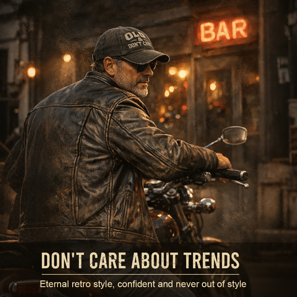 🧢2026 New Year Hot Sale 49% OFF 🔥Vintage Distressed OLD & DON’T CARE Cap