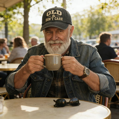 🧢2026 New Year Hot Sale 49% OFF 🔥Vintage Distressed OLD & DON’T CARE Cap