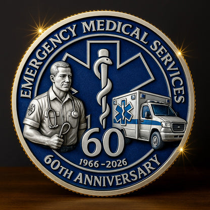 🙏60% OFF - 🩸EMS 60th Anniversary Coin