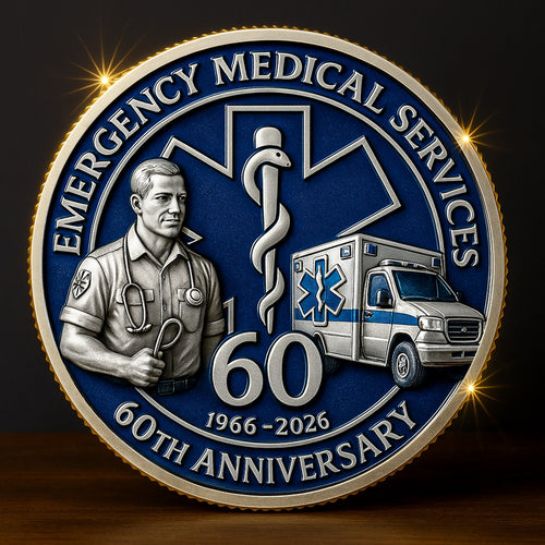 🙏60% OFF - 🩸EMS 60th Anniversary Coin
