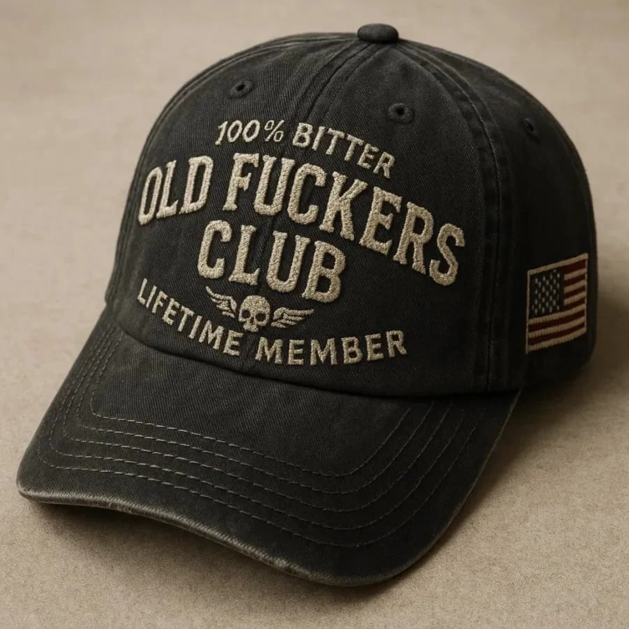 🧢Old Fuckers Club-Vintage Baseball Cap🎁Free Gifts