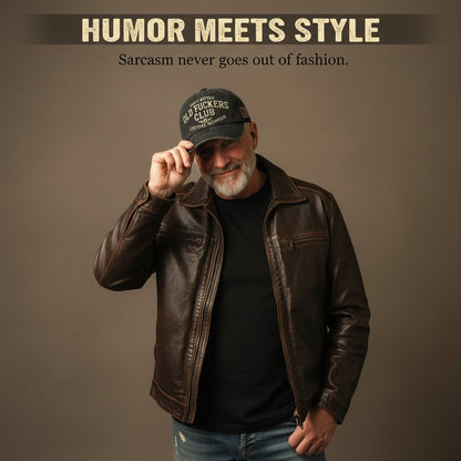 🧢Old Fuckers Club-Vintage Baseball Cap🎁Free Gifts