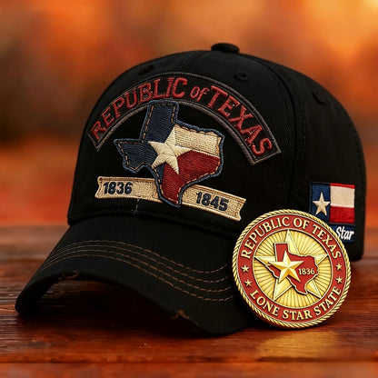 ⚡ Black Friday 24H Flash Sale -🤩Lone Star Legacy Texas Republic Cap🎁Free Gifts