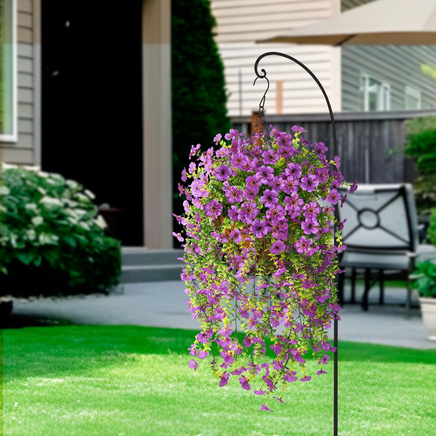 Artificial Hanging Flowers for Outdoors