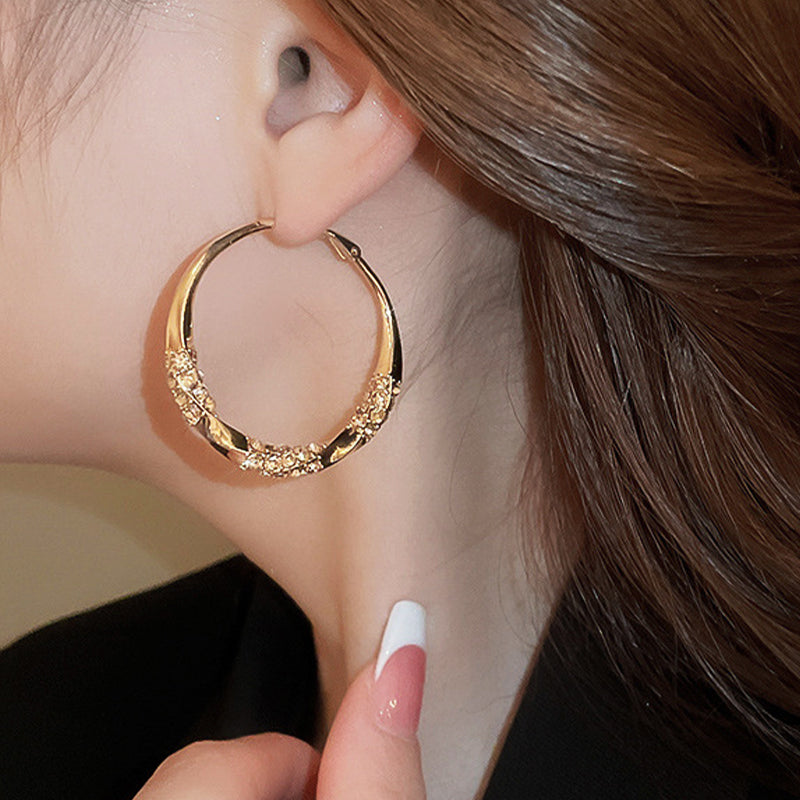 🔥Circle Earrings with Zirconia